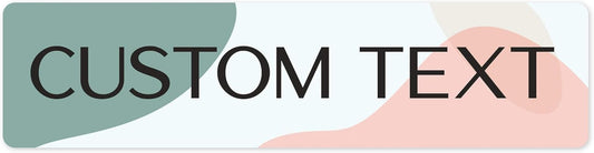 Custom Sign, Custom Street Sign, 11 Font Colors, 13 Font Styles, 4 Hole Options, 22 Sizes, 6x24 Inches, Rust Free DiBound, Fade Resistant, Made in USA by My Sign Center (Minimalist)