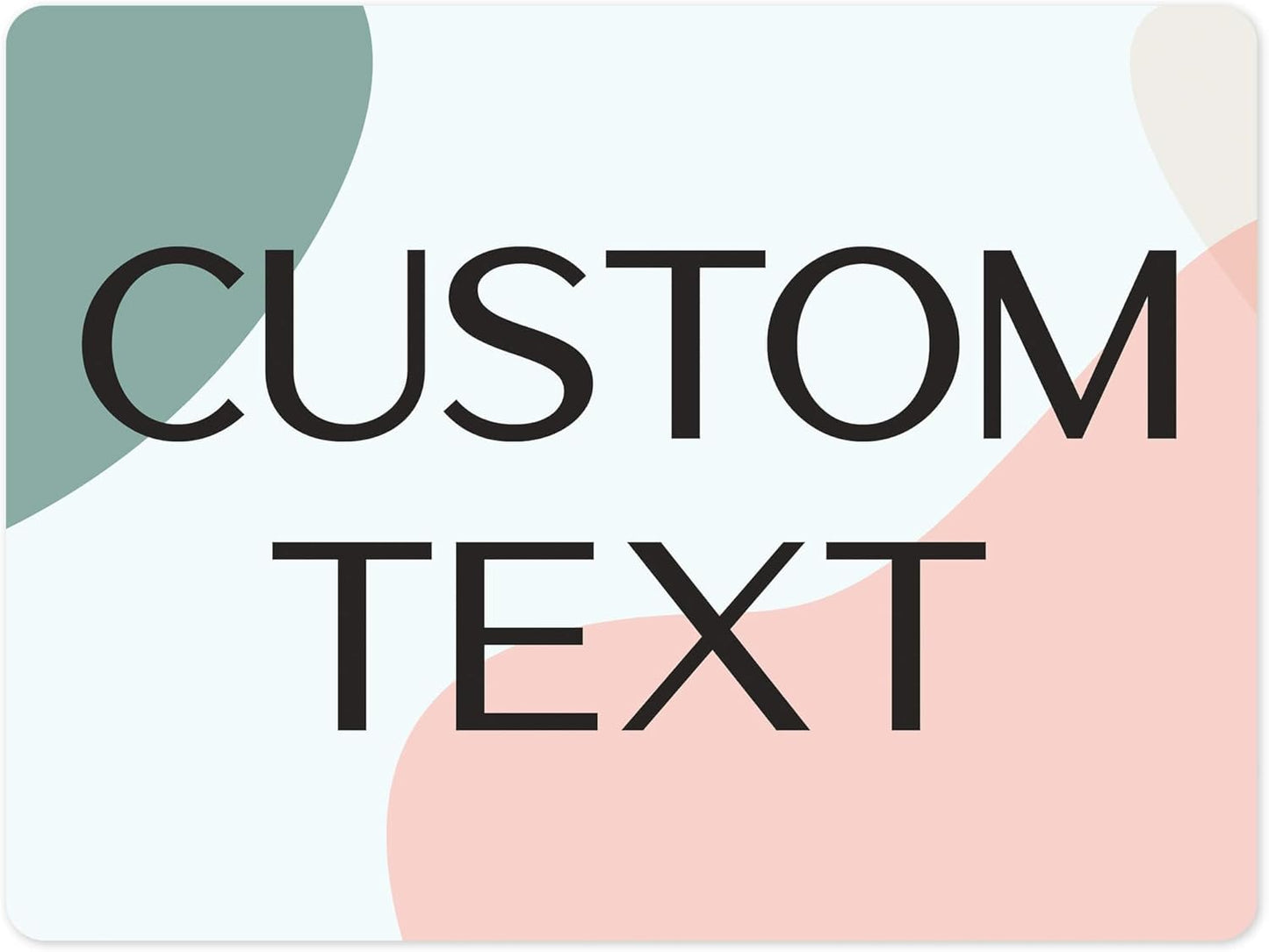 Custom Sign, Custom Street Sign, 11 Font Colors, 13 Font Styles, 4 Hole Options, 22 Sizes, 18x24 Inches, Rust Free DiBound, Fade Resistant, Made in USA by My Sign Center (Minimalist)