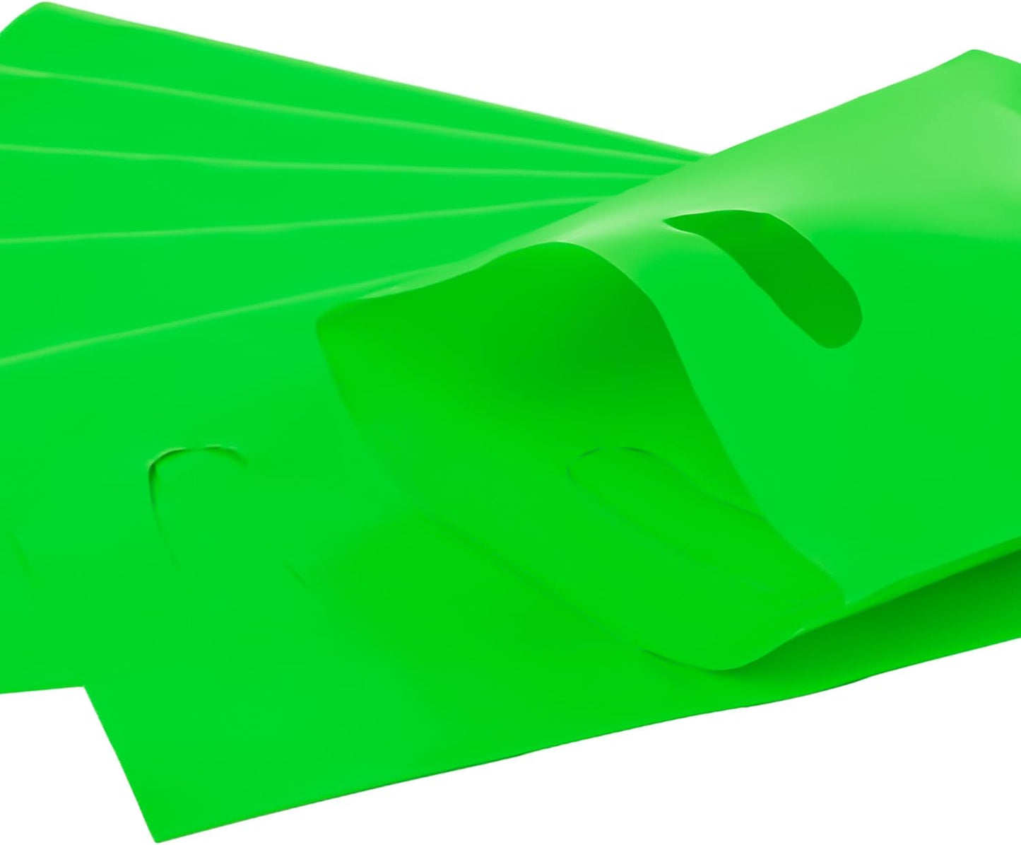 Green 100 PCS Small Gift Bags, 6"x8" Goodie Party Favor Bags with Handle, Treat Retail Pouches for Kids Birthday, Christmas, Small Business