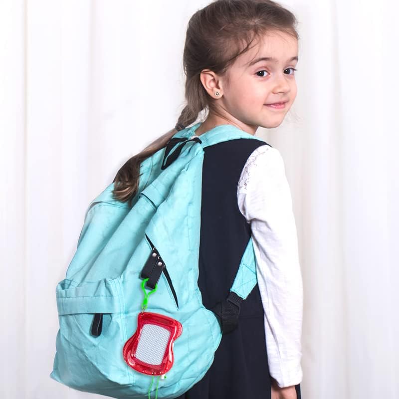 8 Mini Magnetic Drawing Board with Metal Keychain Party Favors for Kids Goodie Bag Stuffers Birthday Party Bag for Boys Girls