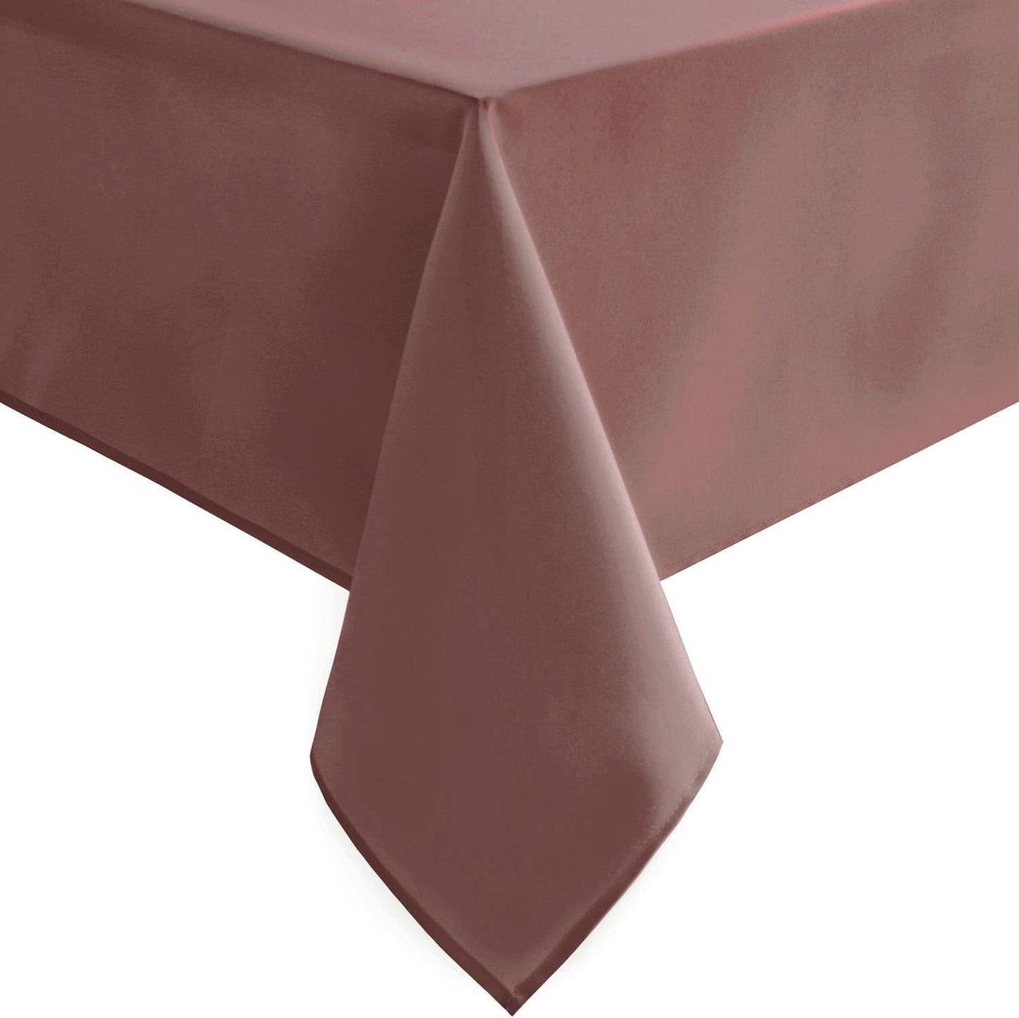 Hiasan Dusty Rose Square Tablecloth - Waterproof and Spillproof Washable Fabric Table Cloth for Dining Room Kitchen, 60 x 60 Inch