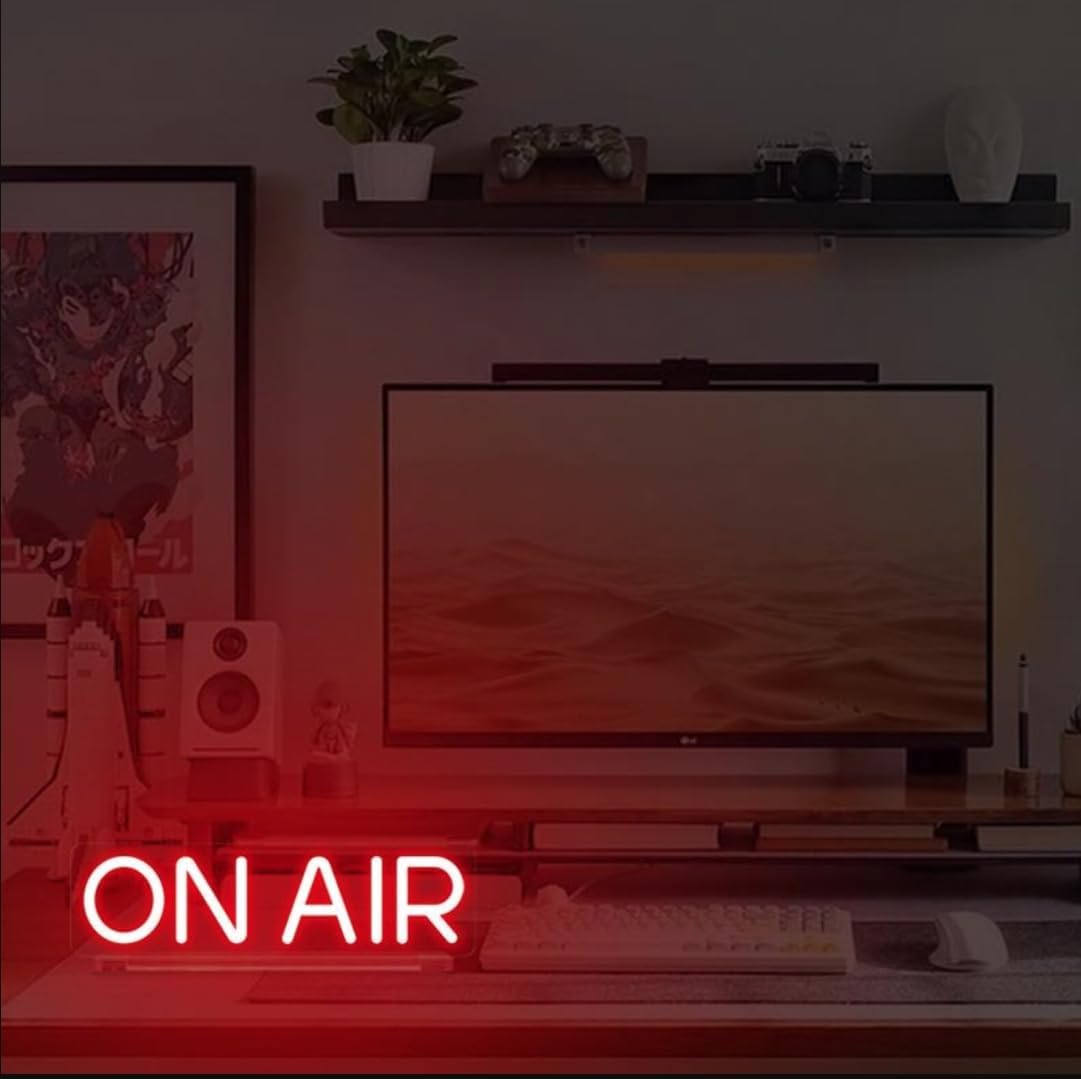 Ulalaza Smart RGB & Color Flow Effect Better On air LED Neon Sign with Remote & App Control Music Sync Timer Setting Acrylic Light for Wall Party Décor Bedroom Bar Wedding Home Birthday USB Powered