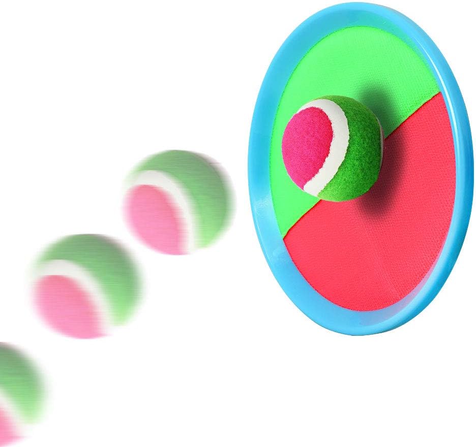 Ayeboovi Replacement Sticky Balls, 4 Packs, 2.6 Inch Diameter, Suitable for Toss and Catch Game