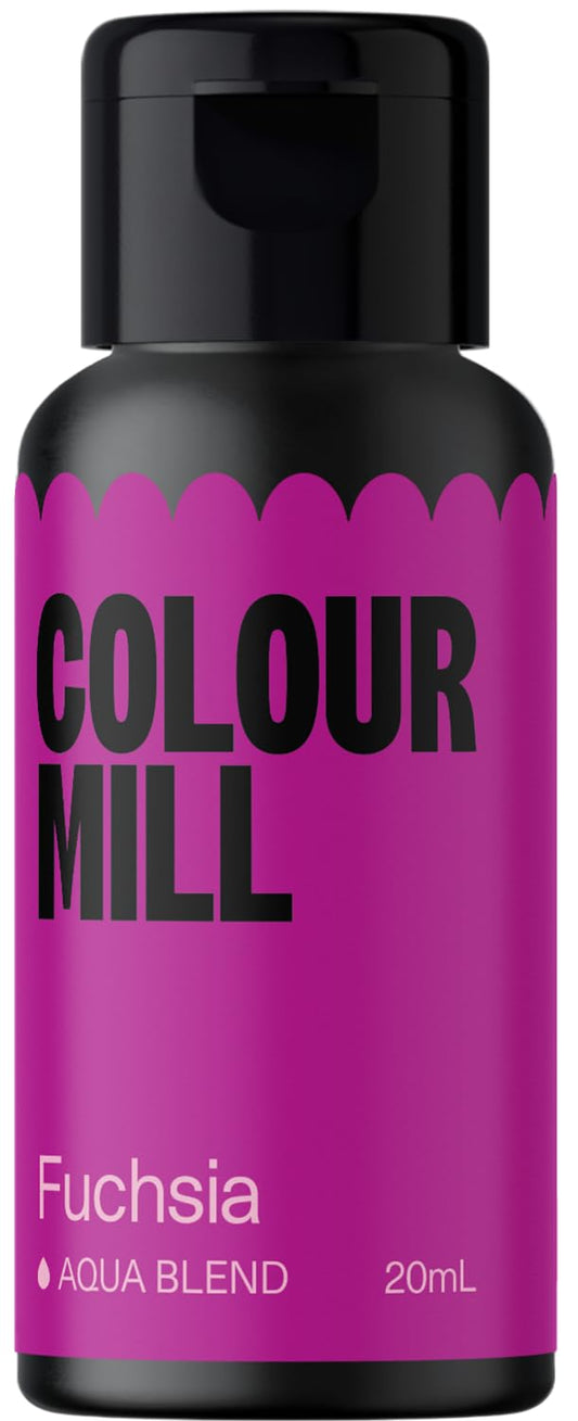 Colour Mill Aqua Blend Water-Based Food Coloring, 20 Milliliters Fuchsia