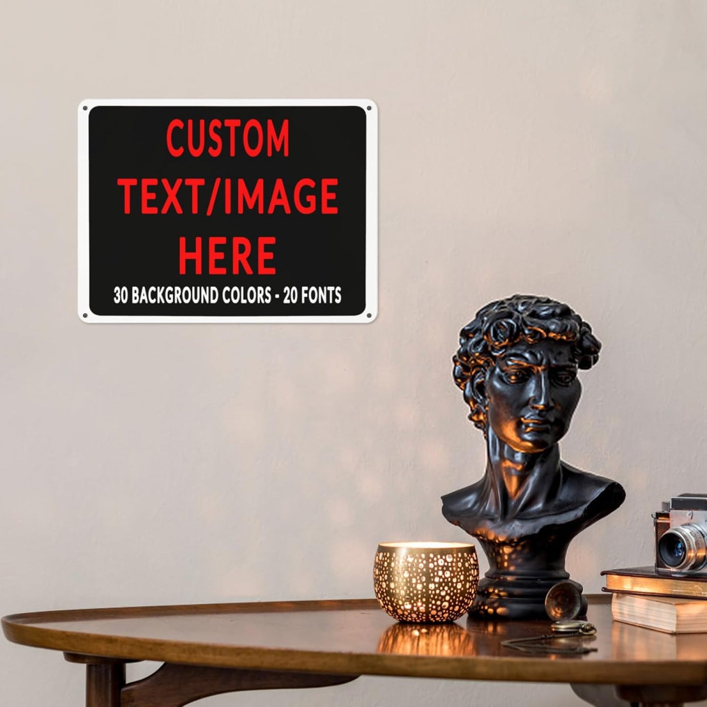 Custom Sign Personalized Custom Metal Sign, Customize For Office, Business, Workplace, Office, Home, Delivery Signs 8x12