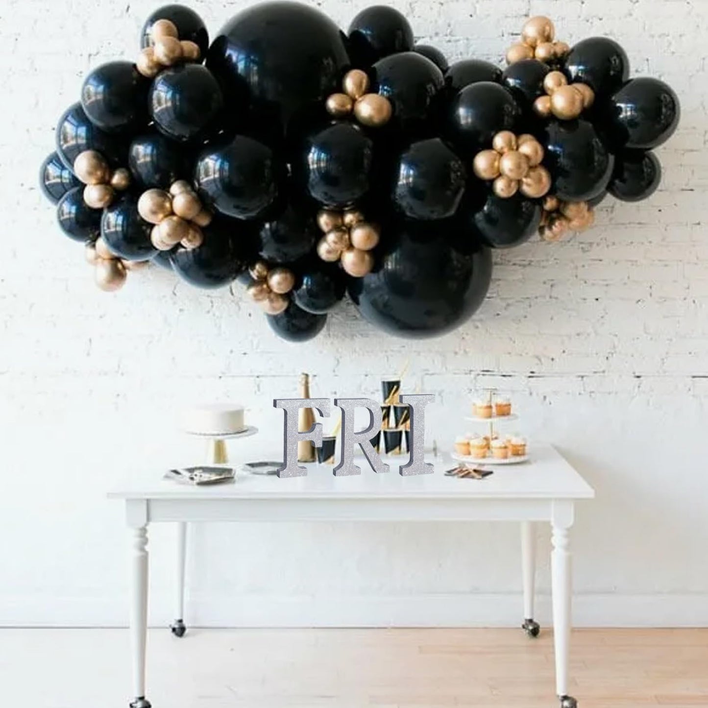 TONIFUL 8 Inch Silver Glitter Letter F Table Centerpiece A-Z Silver Birthday Party Decorations,Silver Alphabet F for Birthday,Chrismas,Graduation,Bridal Shower,Wedding,Anniversary Party Supplies