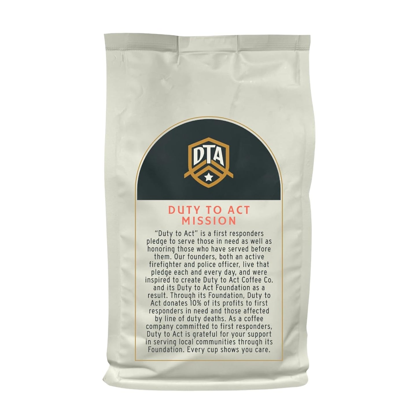 Duty to Act Medium Roast Whole Bean Coffee, 2 lbs (Pack of 1)