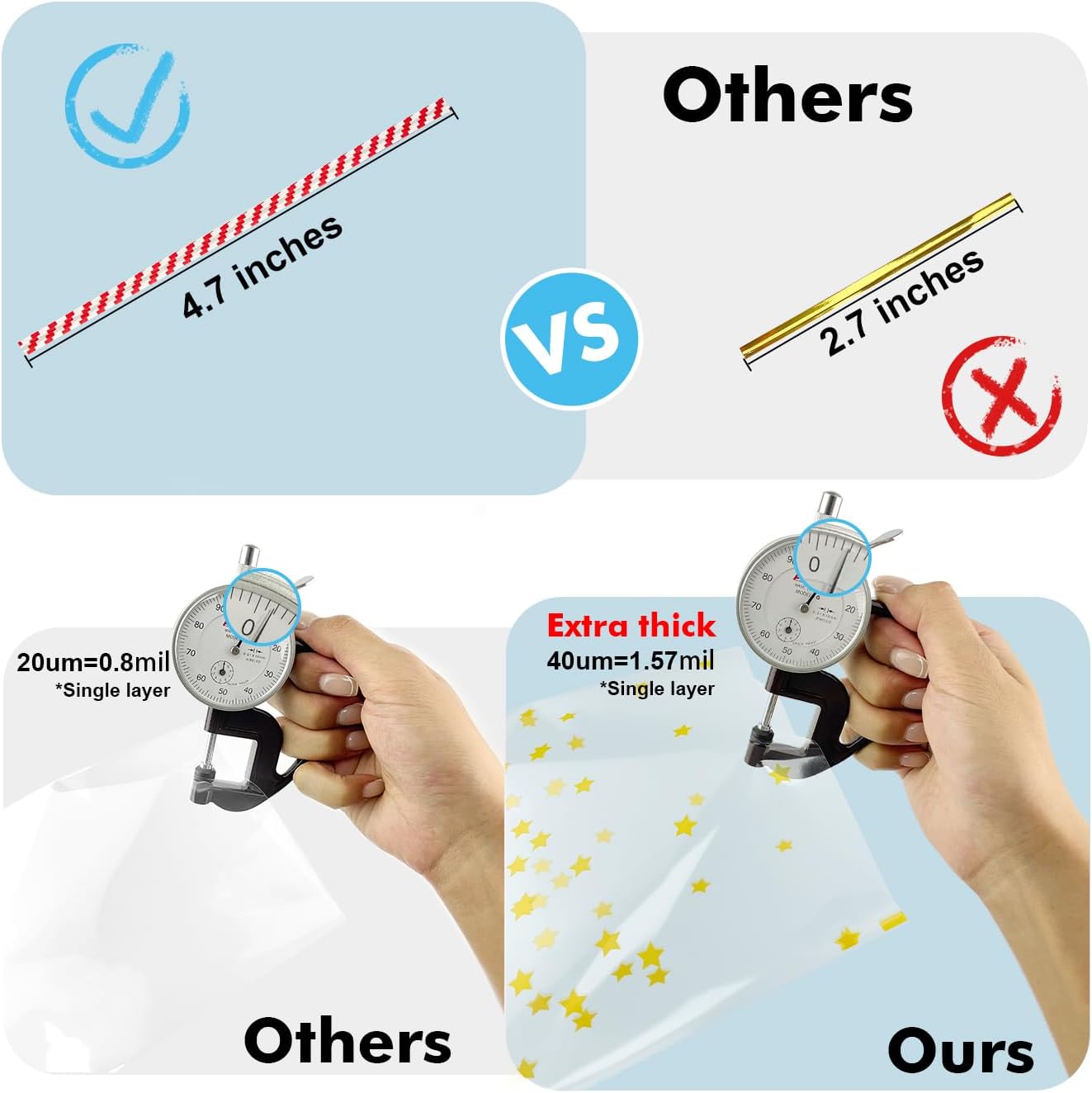 EKAPACKAGING 100Pcs 7x15 Inches Clear Cone Shaped Treat Cellophane Bags Twist Tie Triangle Christmas Party Favor Cotton Candy Bags With Ties For Popcorn, Chocolates, Ice Cream Cone