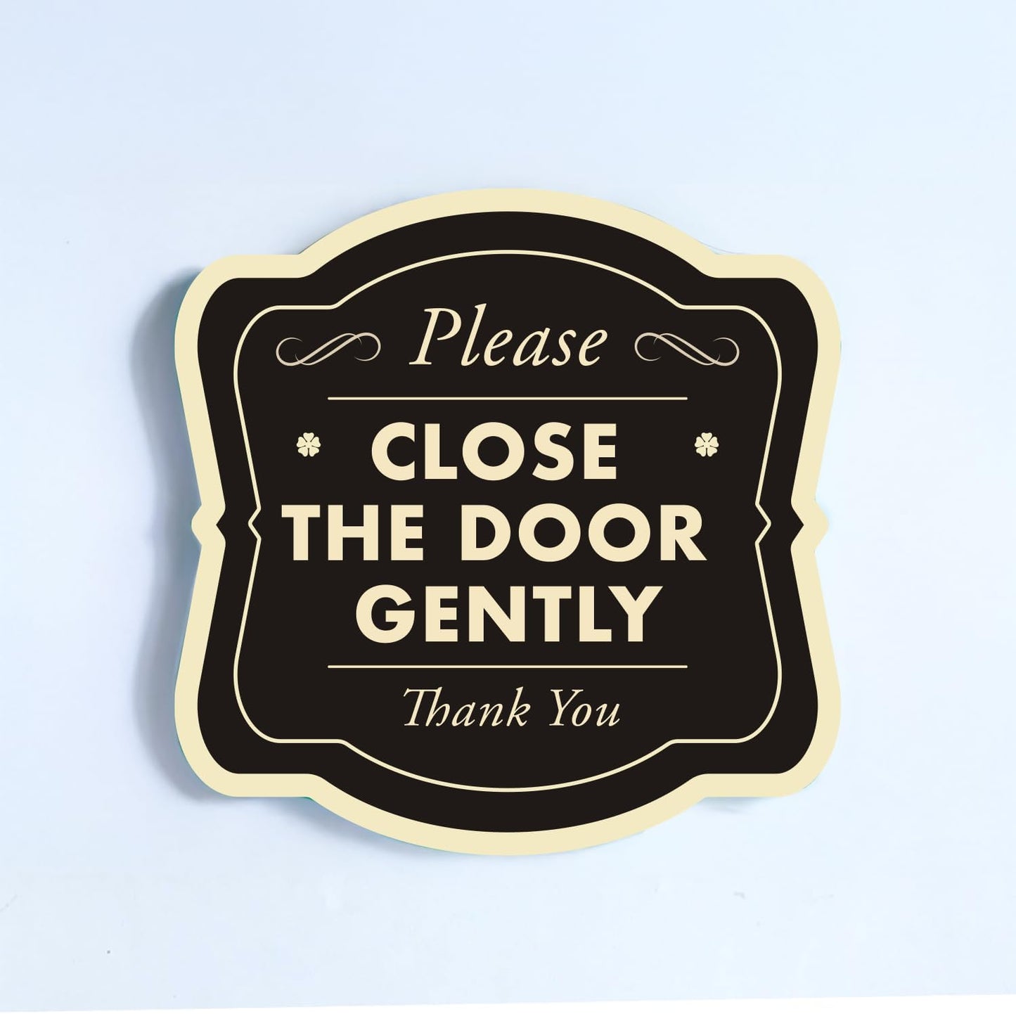 Custom Decorative Outdoor Metal Signs, Personalized Aluminum Signs, Customized Driveway Signs, Waterproof Signs Made In USA, Design 3 Black Charcoal 24x24 In