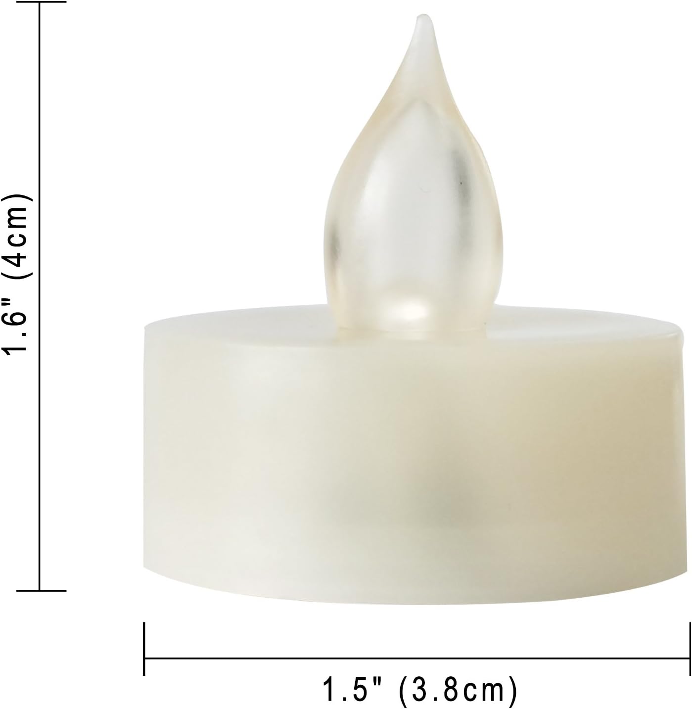 6 Flameless Votive Tealight Candles with 6-hour Daily Cycle Time Flickering Battery Operated Electric Electronic LED Tea Lights, Christmas Décor Xmas Lighting Wedding Party Decorations Batteries Incl.