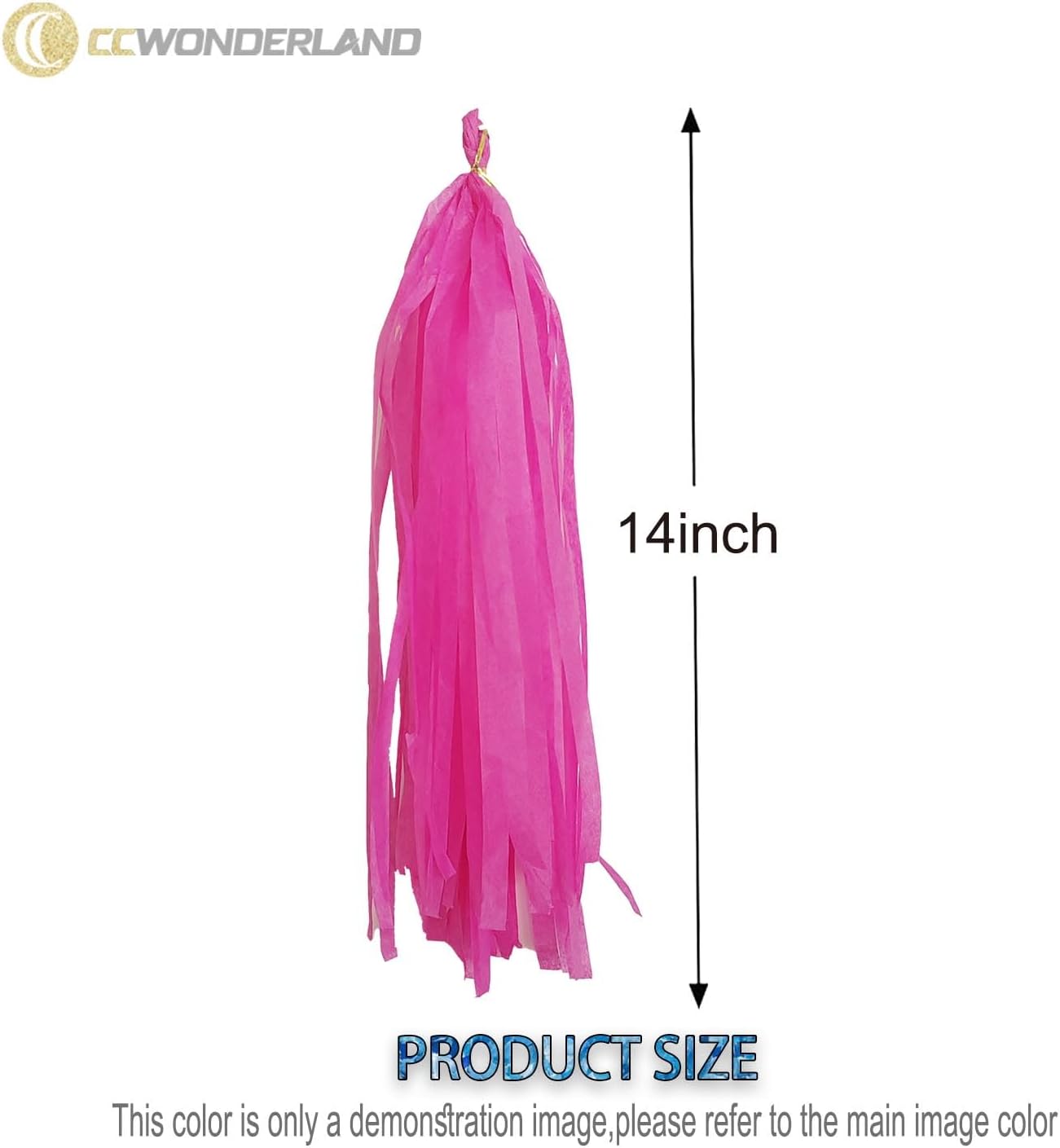 Brown Tan Boho Tassel Garland Tissue Paper Tassel Banner,Table Decor,Tassels Party Decorations Supplies for Neutral Birthday Wedding Bridal Tassels,DIY Kits,Pack of 15