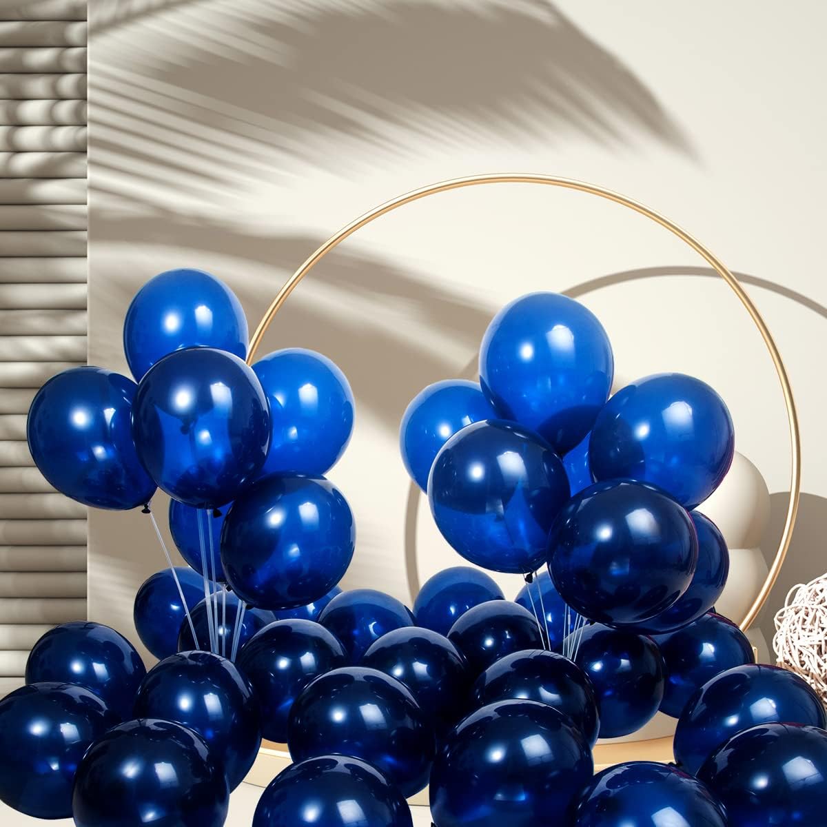 300 Pack Navy Blue Balloons 12 inch Royal Navy Latex Party Balloon Bulk for Various Party Events Decorations