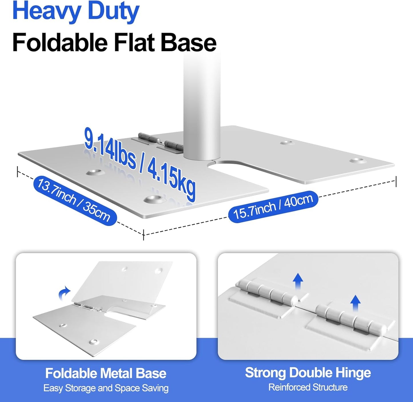 FUDESY Pipe and Drape Stand Kit, 10x10ft Heavy Duty Adjustable Metal Backdrop Frame for Photography, Wedding Parties, Decoration