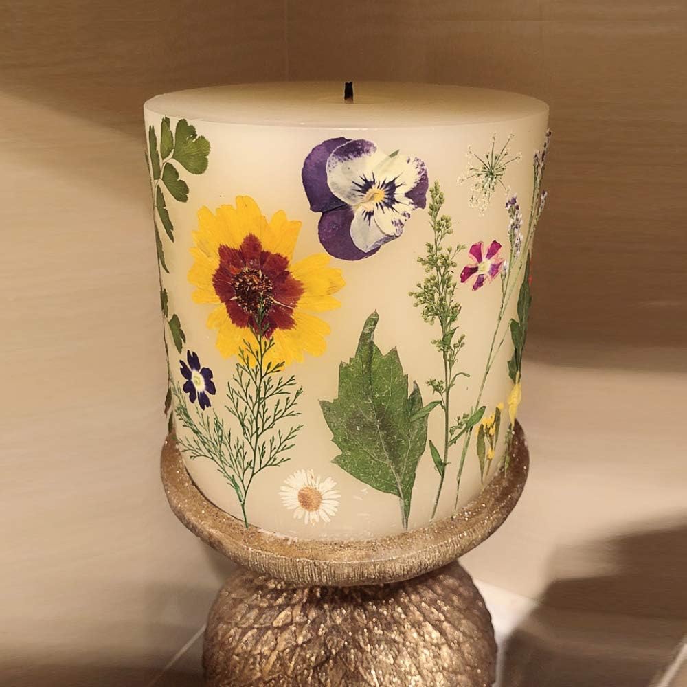 11 Types 46pcs Real Dried Pressed Flowers Leaf Plant Herbarium for DIY Resin Jewelry Making Floral Decors (Purple)