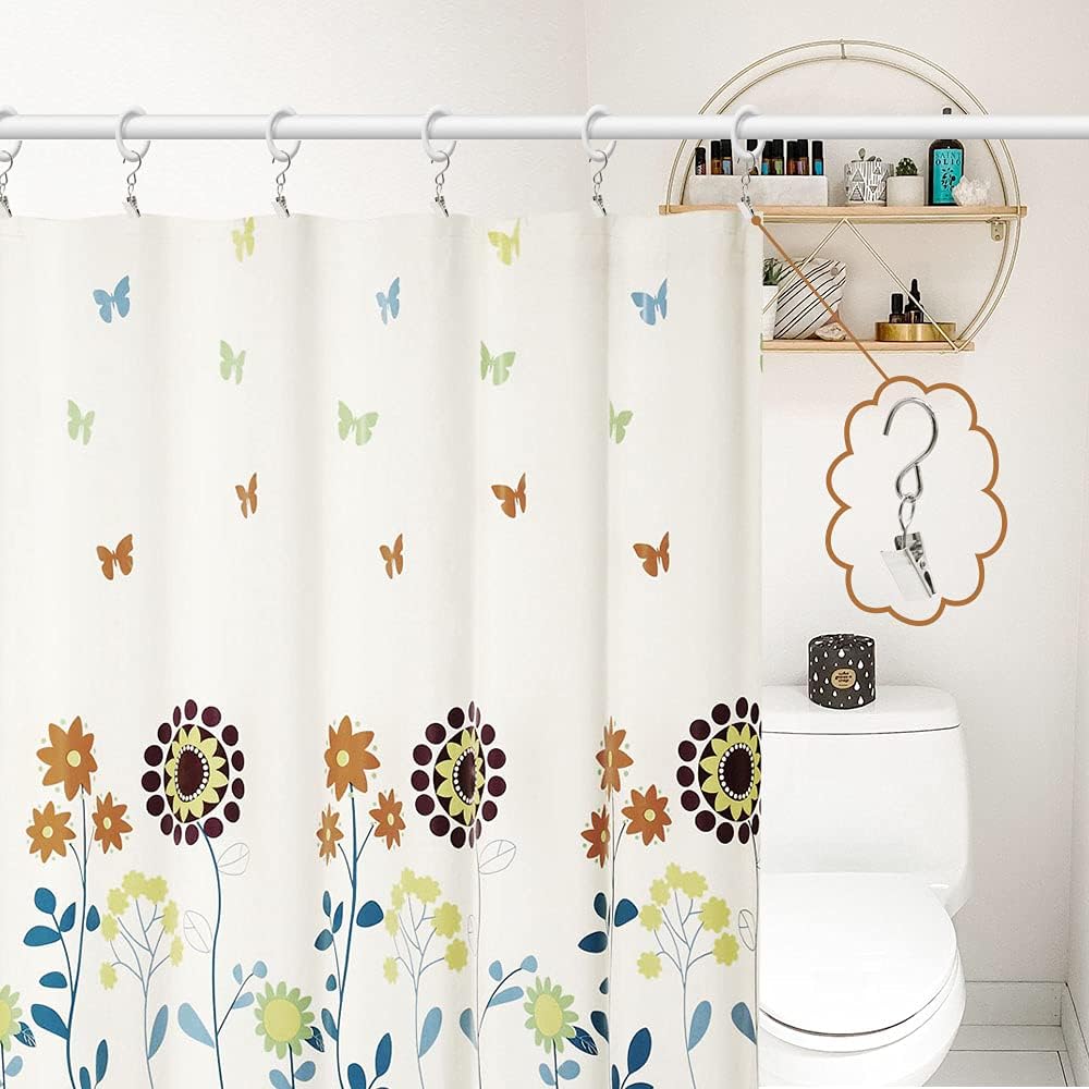 50 Pack Curtain Clip String Hanger Outdoor Indoor Photo Hook Stainless Steel Hook Silver (Silver)