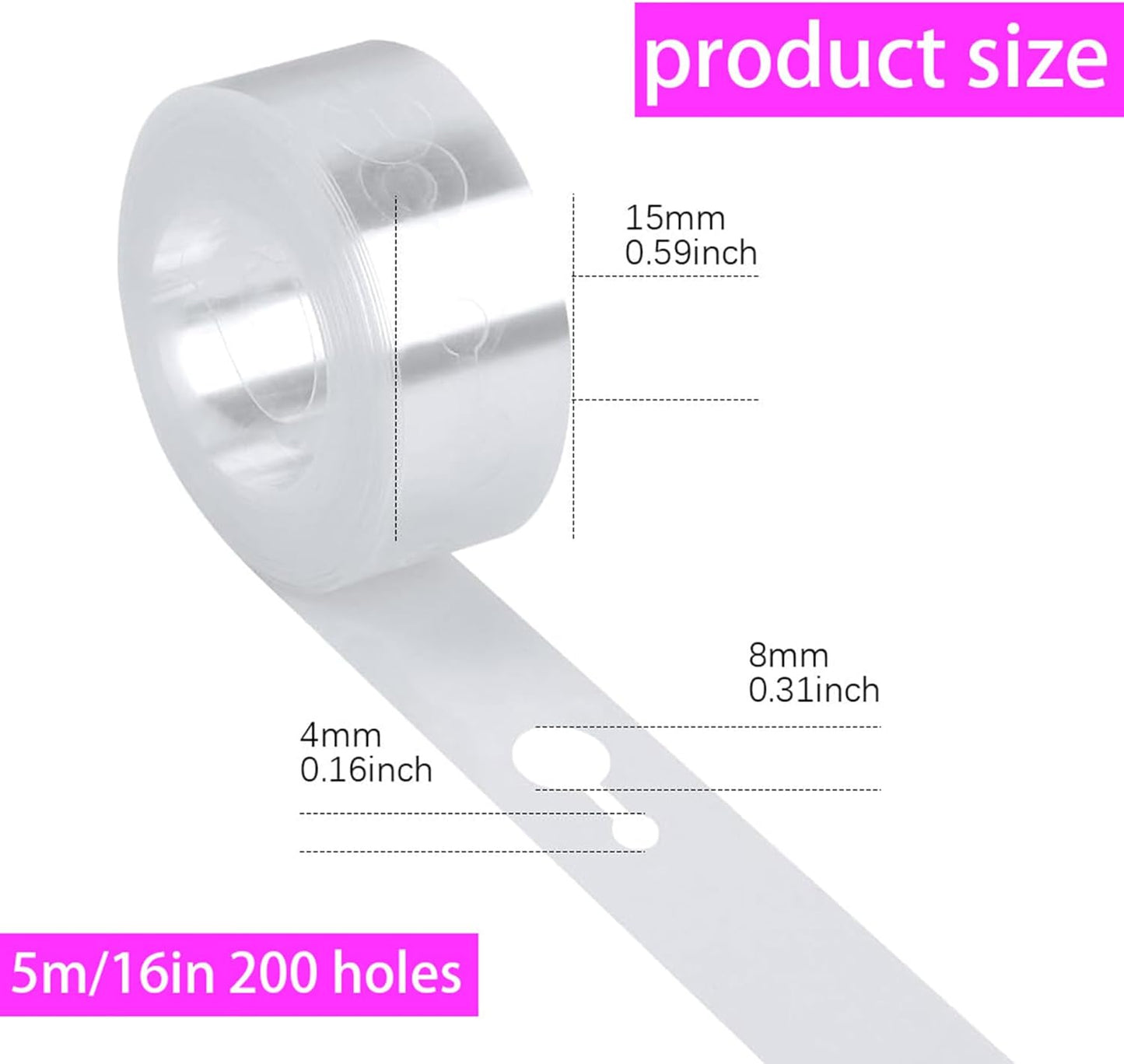 Balloon Decorating Strip,10 Balloon Arch Strip Kit for Party Wedding Birthday Decorations Balloon Tape