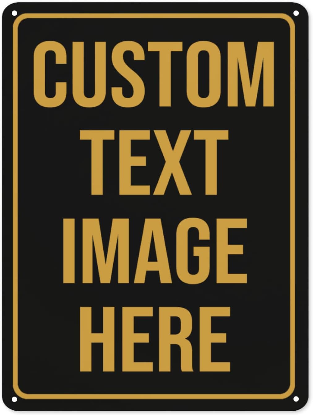 Custom Metal Signs - Personalized Signs for Office, Home, Bar - Indoor/Outdoor Use - 17"x12"