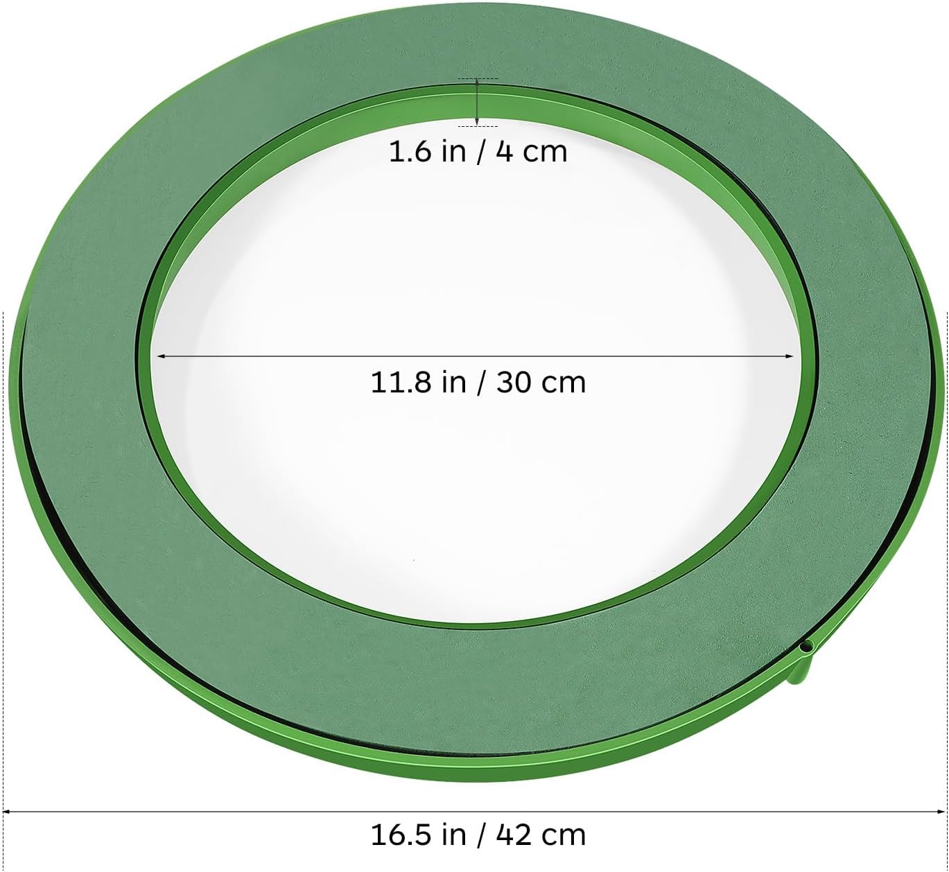 DOITOOL Flower Foam Ring with Suction Cup Car Flower Mud Green Wet Foam Blocks Round Floral Foam Blocks Artificial Floral Arrangements Mud for Florist Wedding Car Holiday Decoration 250g
