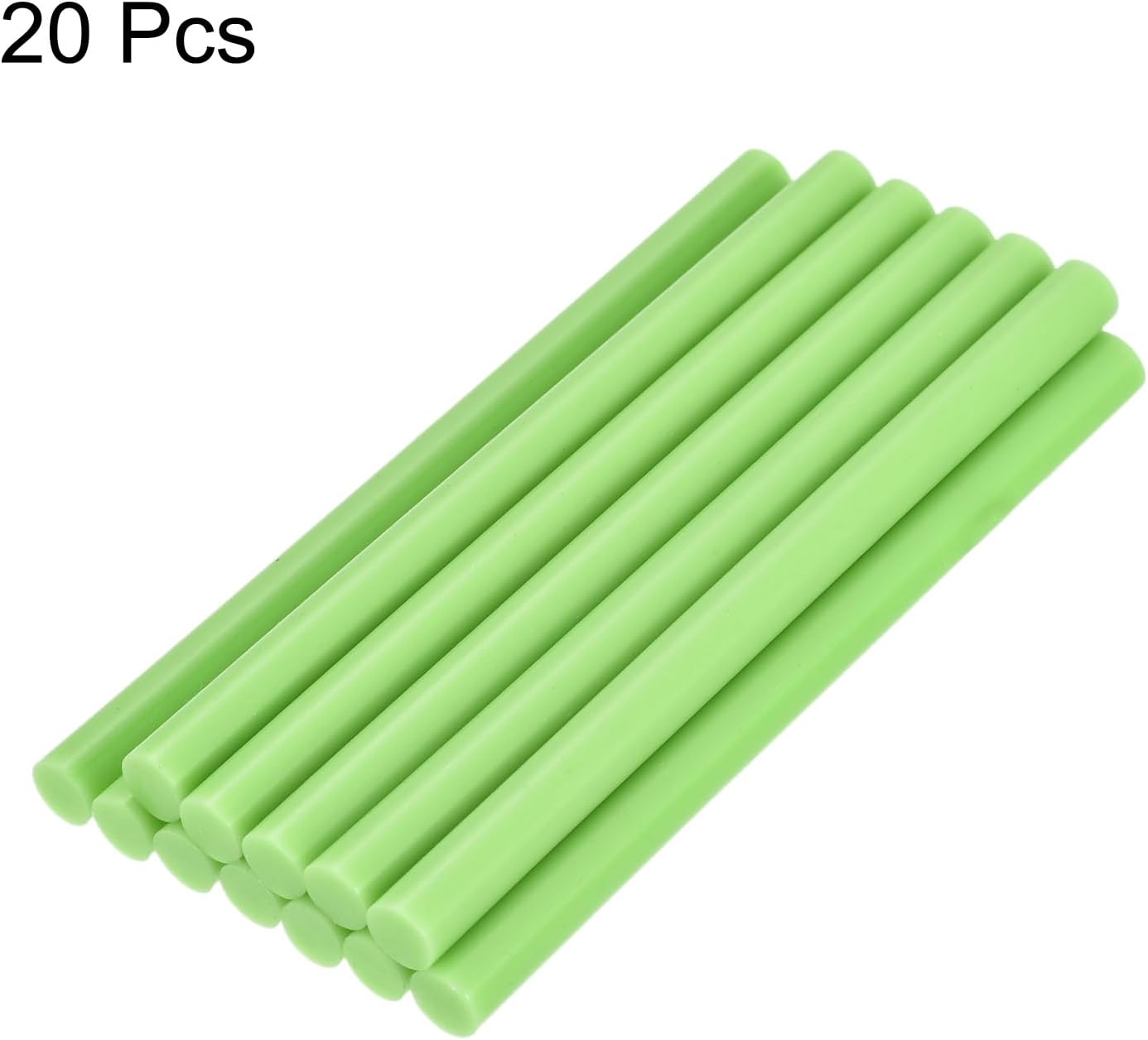 uxcell 20pcs Hot Glue Sticks for Glue Gun 11mm/0.43-inch x 4-inch Mini Hot Melt Adhesive Glue Stick Green