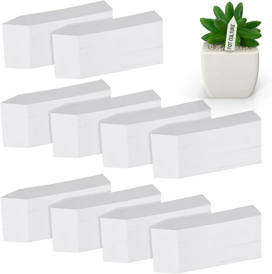 YaeCCC 1000 Pcs 4 Inches Plant Labels Plastic Plant Tags Nursery Garden Labels Pot Marker Garden Stake Tags for Fruit Trees, Flowers, Shrubs, etc