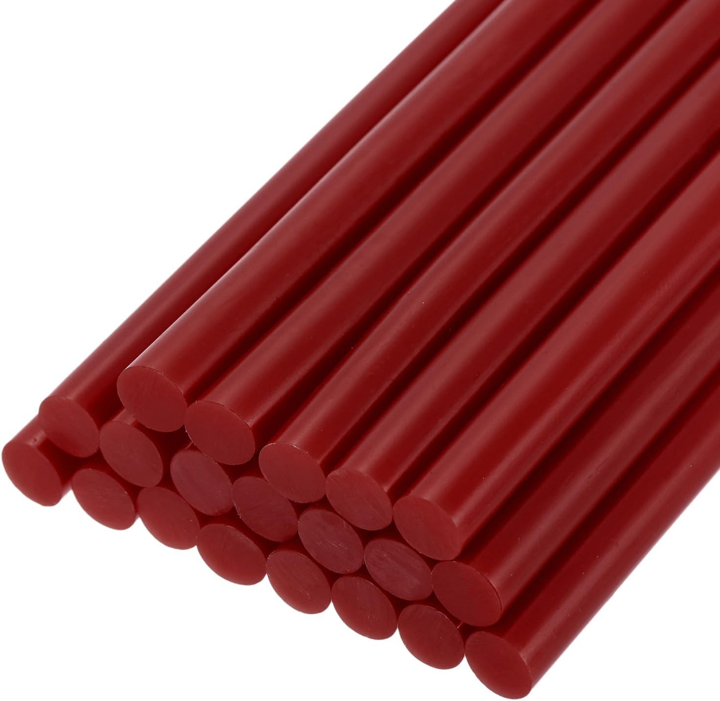 uxcell 20pcs Hot Glue Sticks for Glue Gun 11mm/0.43-inch x 8-inch Mini Hot Melt Adhesive Glue Stick Wine Red