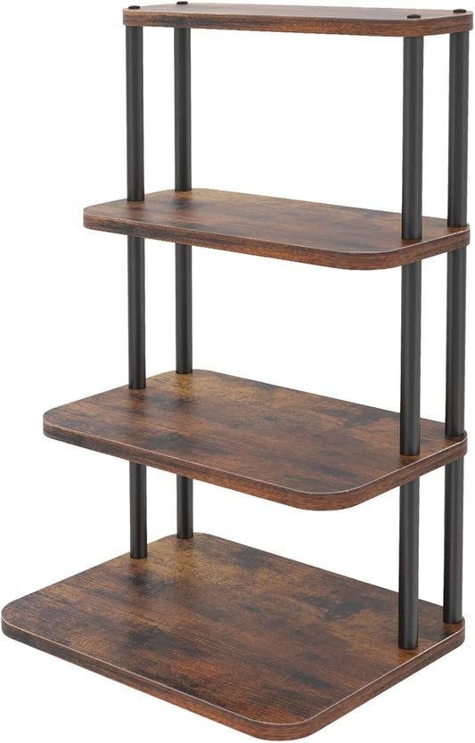 Cupcake Stand, 4 Tier Cupcake Stand for 50 Cupcakes, Wood Cake Stand, Rustic Dessert Table Display Set Tiered Tray Stand, Serving Tray Cake Stands for Party Wedding Birthday