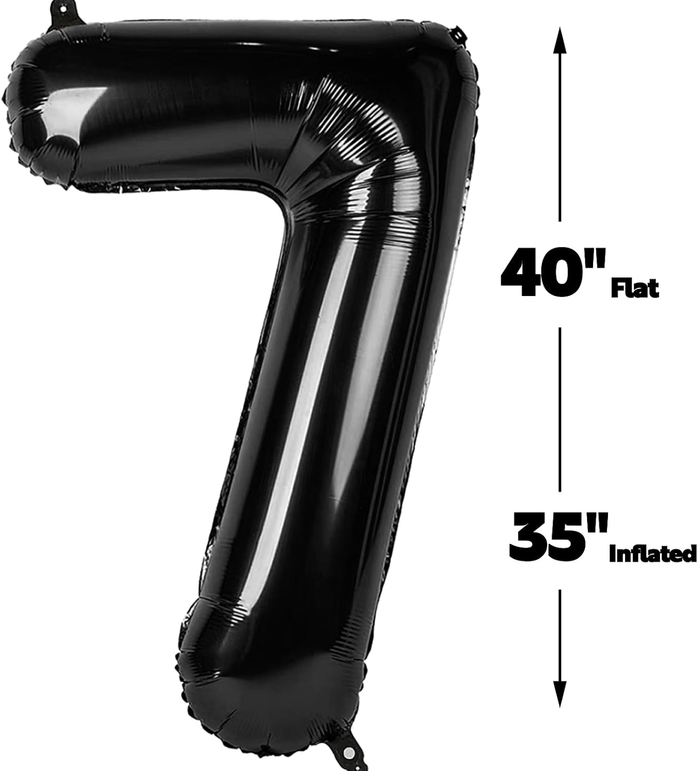 Black Number 70 Balloon, 40 Inch, Birthday Party Decorations, Anniversary & Graduation Supplies