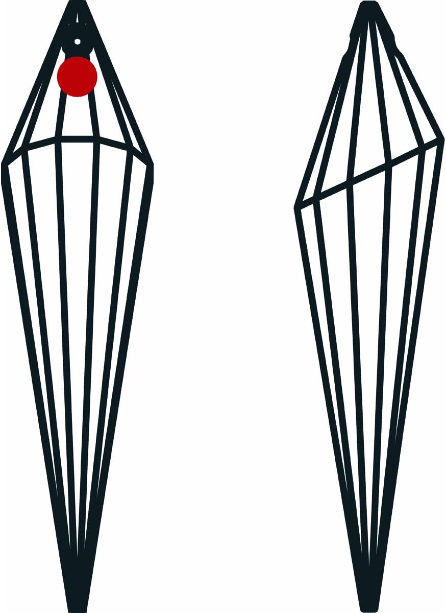 Crystal SunCatcher Swarovski Strass 3" Cone Drop Rainbow Crystal Feng Shui Hanging Prism