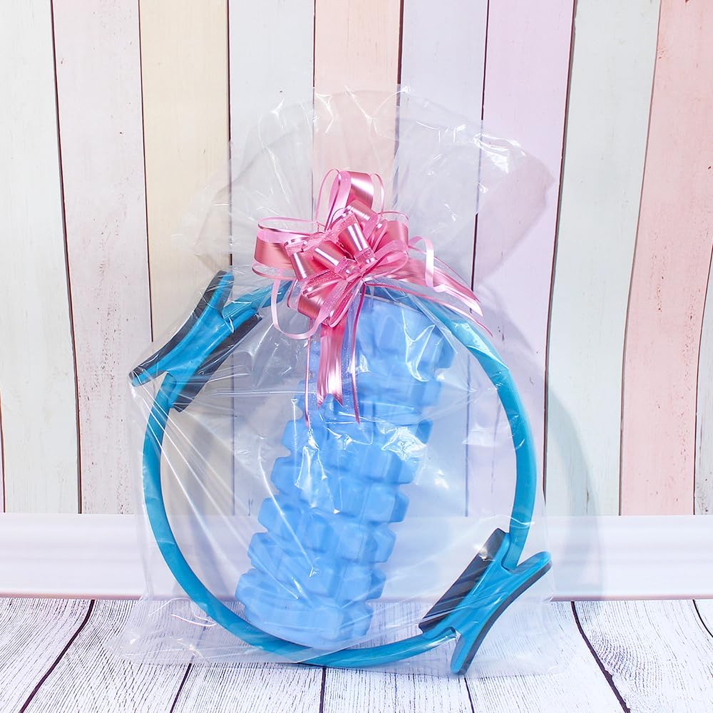 WEWILUCK Gift Bows for Presents, Pink Bows for Gift Wrapping, Gift Bows with Ribbon for Weddings, Bridal Showers, and Anniversary Decoration(6 inches, 15PCS)