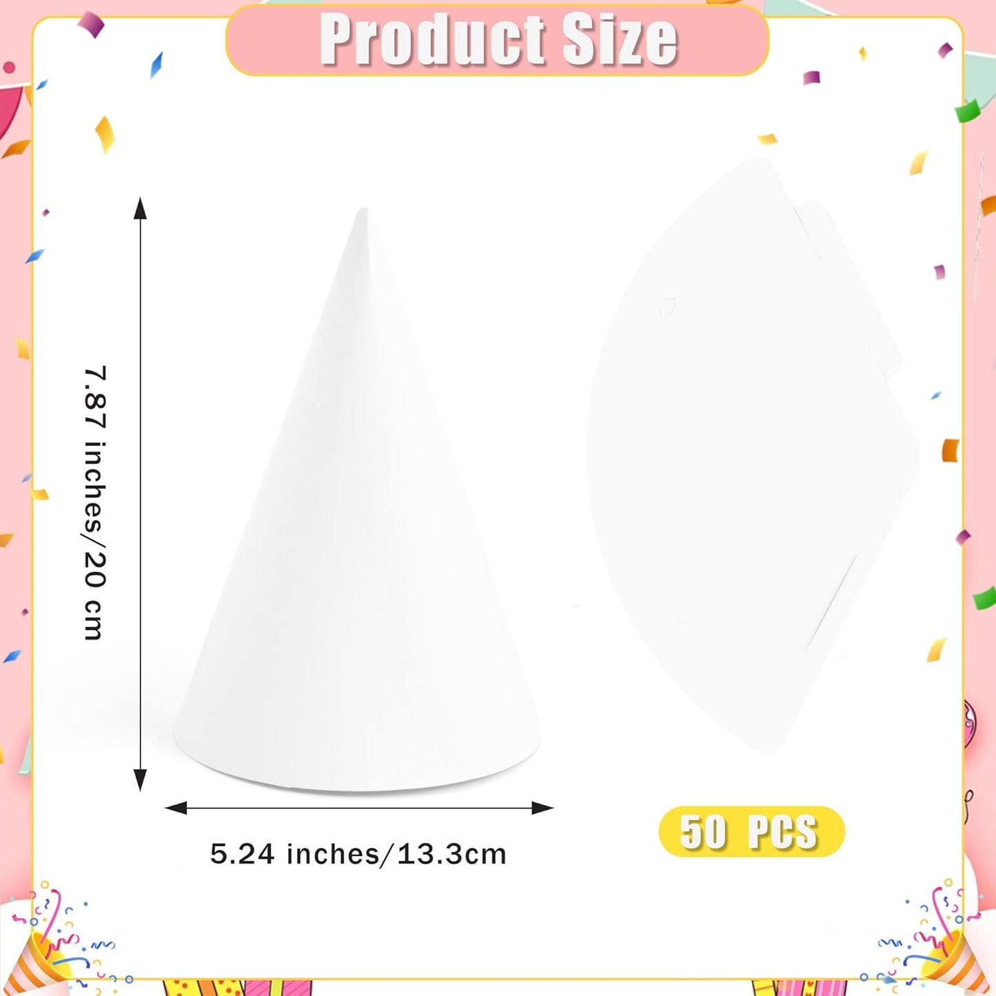 CANREVEL Party Hats for Kids and Adults, Party Headwear, Happy Birthday Hats, Birthday Party Decorations