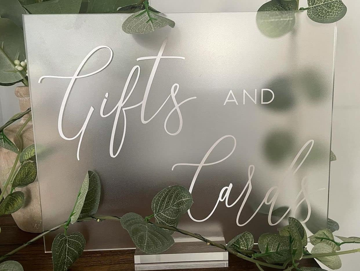 JINMURY Acrylic Sheets, 5 Pack 8x10 Inch Frosted 1/8 Inch Thick Decorative Signage, Perfect for Signage and Craft Projects