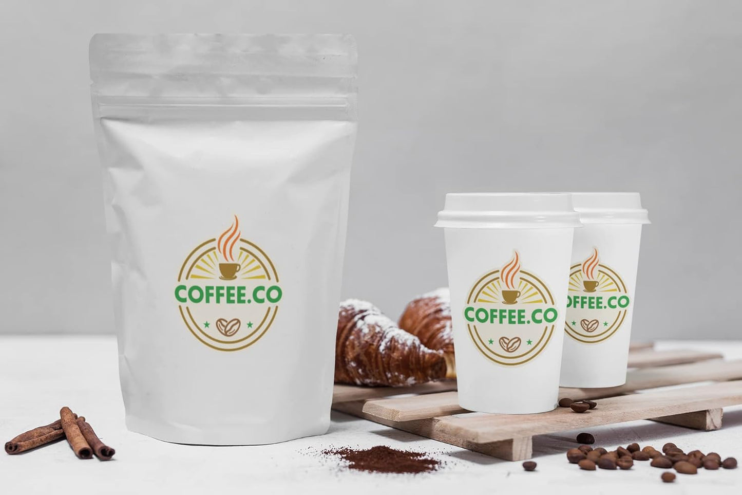 100 Round Custom Personalized Stickers Labels Vinyl Waterproof, Made USA, Logo Any Text or Image (5x5 Inches)