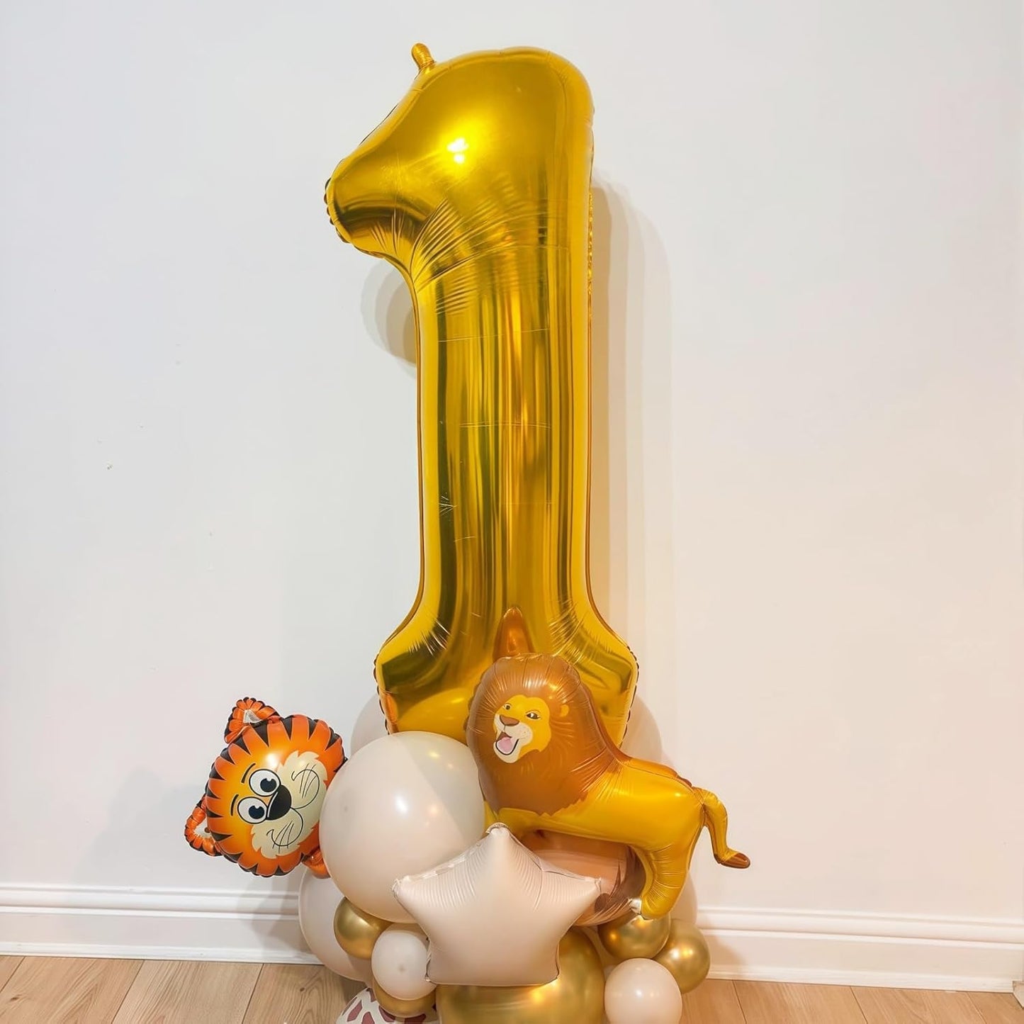Gold 9 Balloon Number,40 Inch Number 9 Balloon Large Gold 9 Foil Mylar Helium Balloon for Birthday Party Decorations