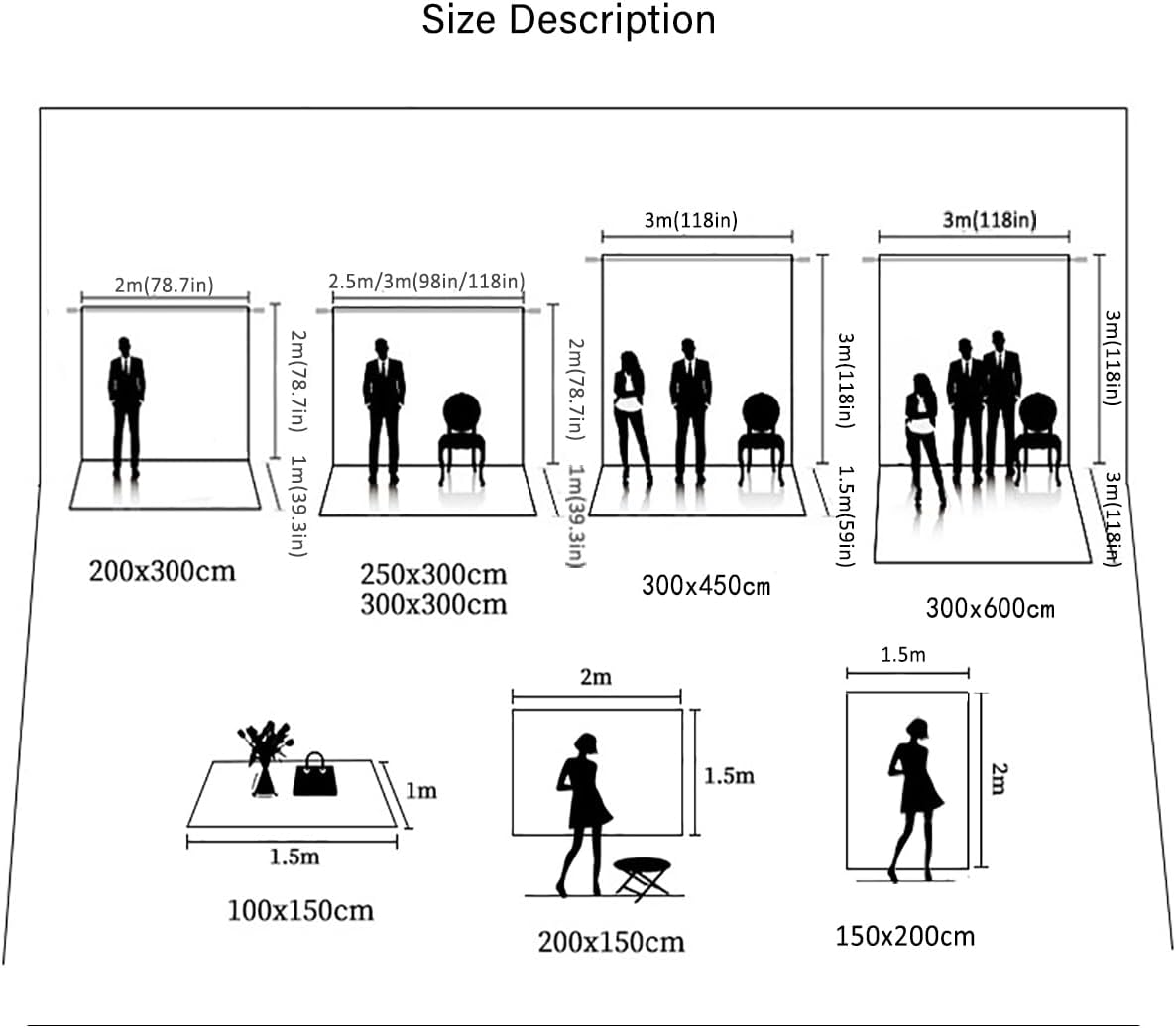 6.5x10ft Aqua Abstract Solid Photography Backdrops Gradient Portrait Photo Booth Background for Photographyer