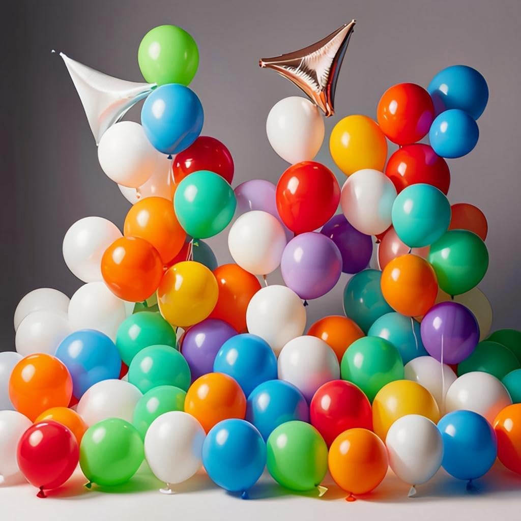 600 Pcs Balloons 15 Kinds Colors 12 inch Latex Rainbow Party Balloon Bulk for Various Party Events Decorations