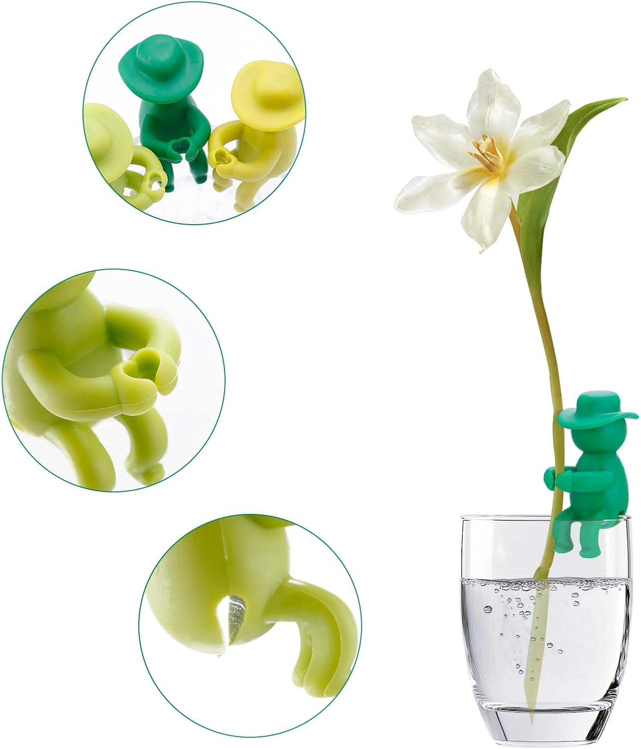 6 Pcs Plant Propagation Buddy, Propagated Plant Holders for Sprouts, Stems & Shoots and cuttings, Sturdy Support for Indoor Plants & Propagation Station Use, Ideal Gifts for Plants Lovers