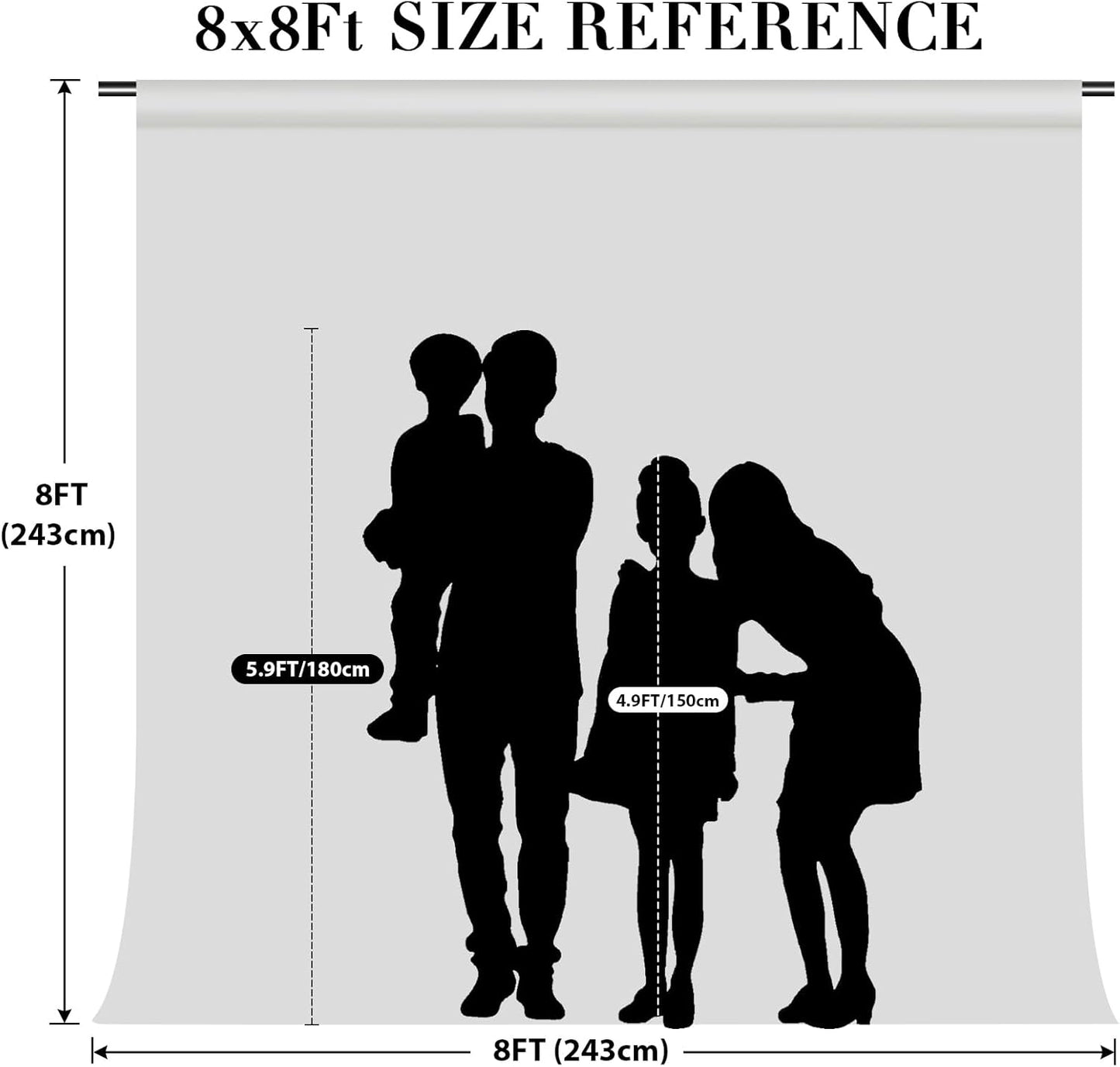 Eternal Beauty Lavender Sequin Backdrop, 8x8 Ft Glitter Background Curtains for Shimmer Photography Party Wedding Birthday Back Drop Decor