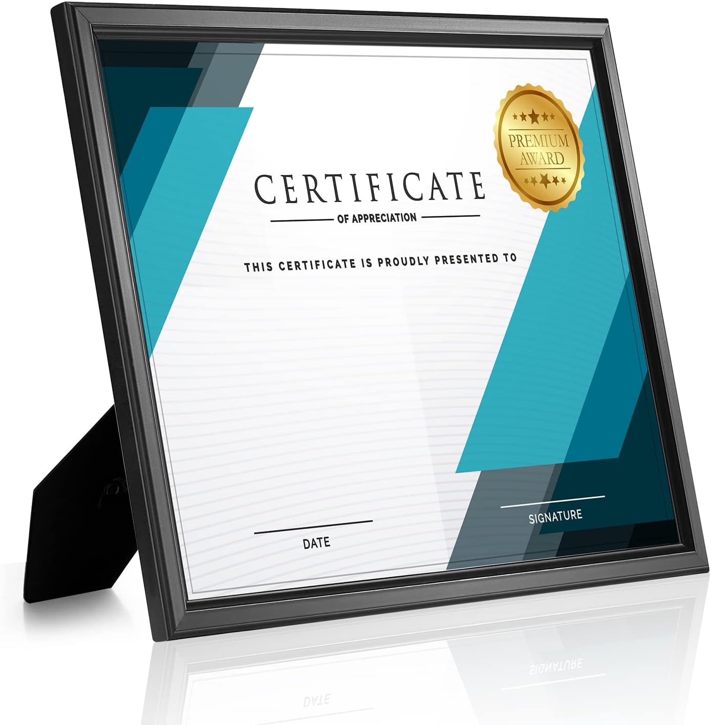 LaVie Home 8.5x11 Picture Frames (12 Pack, Black) Simple Designed Photo Frame with High Definition Glass for Wall Mount & Table Top Display, Set of 12 Classic Collection