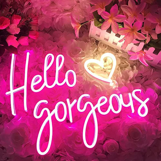 LED Neon Sign Night Light for Wall Party Décor Bedroom Room Bar Wedding Home Birthday Art Decoration Christmas with USB Chain Light modulator 5v (lets party blue)