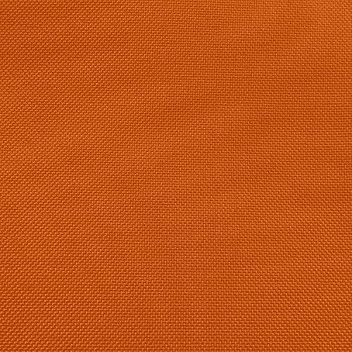 Ultimate Textile Pleat Polyester Fabric Table Skirt - Machine Washable Flame Resistant with Clips for Events, Weddings & Trade Shows, Cut & Sewn in Paterson, NJ - Orange, 17' Box Pleat