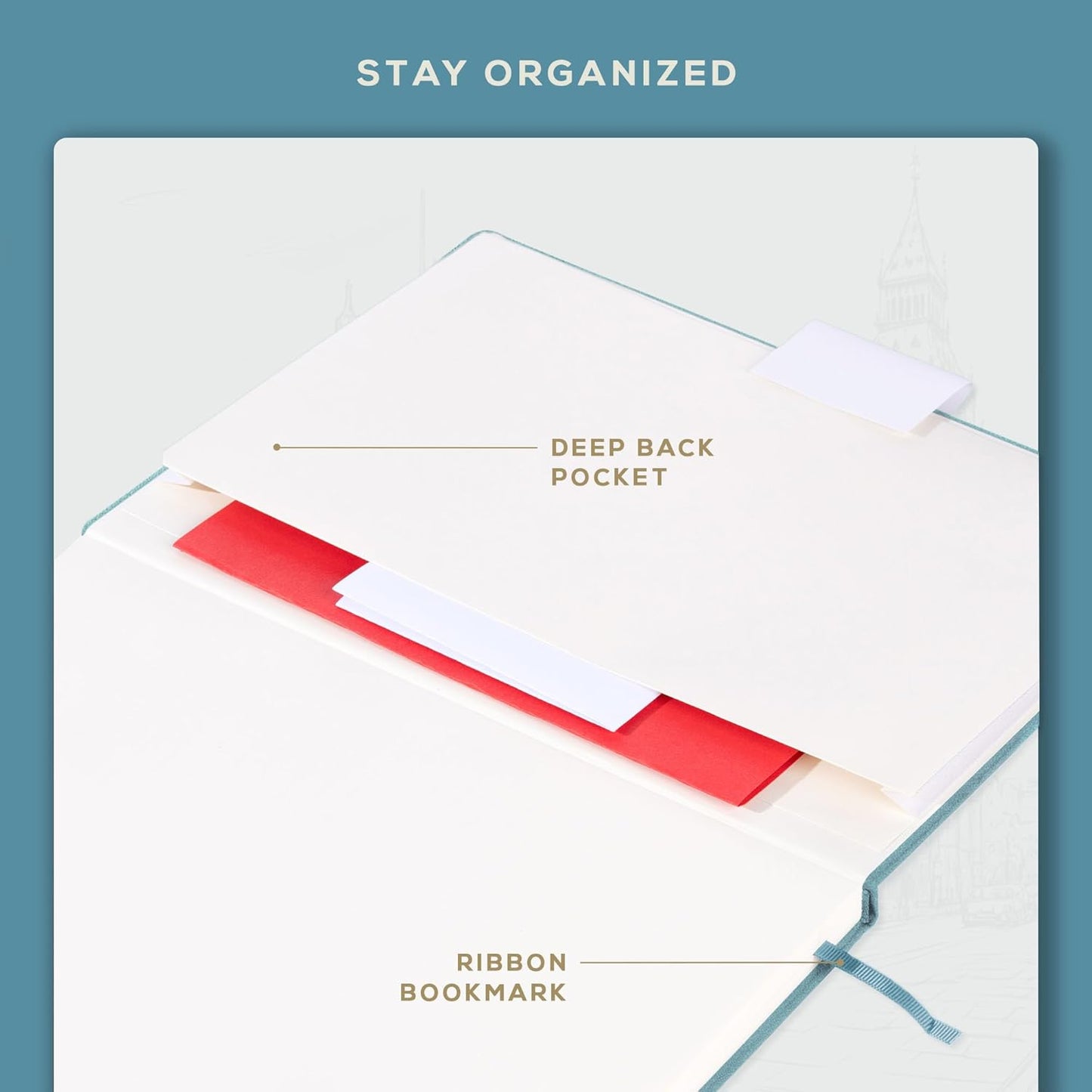 BEECHMORE BOOKS Ruled Journal Notebook, A4 8.5 x 11.5 inch 160 Lined Pages, Hardcover Leather Journals For Women, Men, Writing And Notebooks For Work - 120 GSM Thick Paper, Gifts Box Included