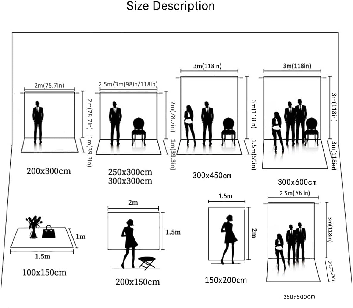 8x16ft Gray Abstract Photography Backdrops Grey Portrait Photo Studio Prop Background for Photographyer Ash Texture Backdrop for Party