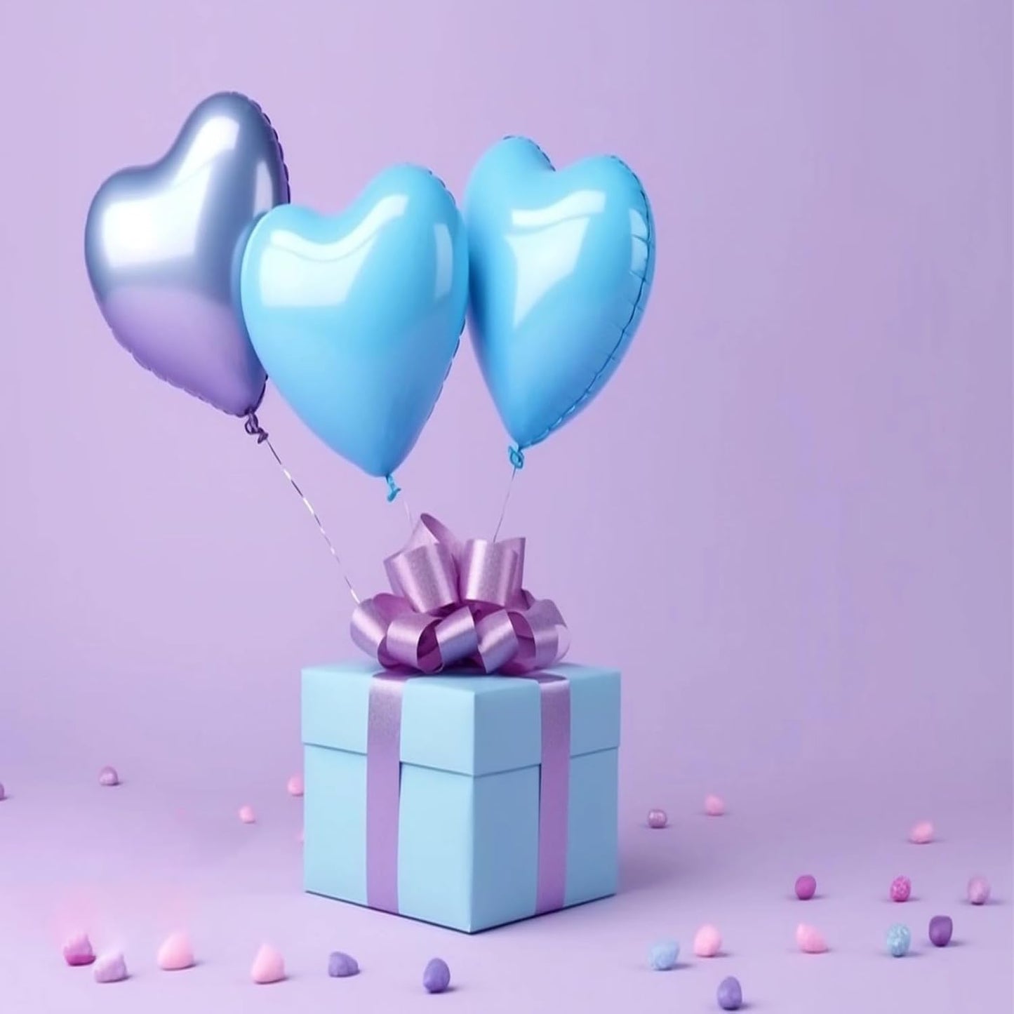 Vanhench 17.5"×963" (80 1/4FT) Blue Wrapping Paper, Sky Blue Kraft Paper Roll for Wedding/Fathers Day/Birthday/Baby Shower/Bouquet Flower Wrapping, Solid Color Blue Bulletin Board Paper