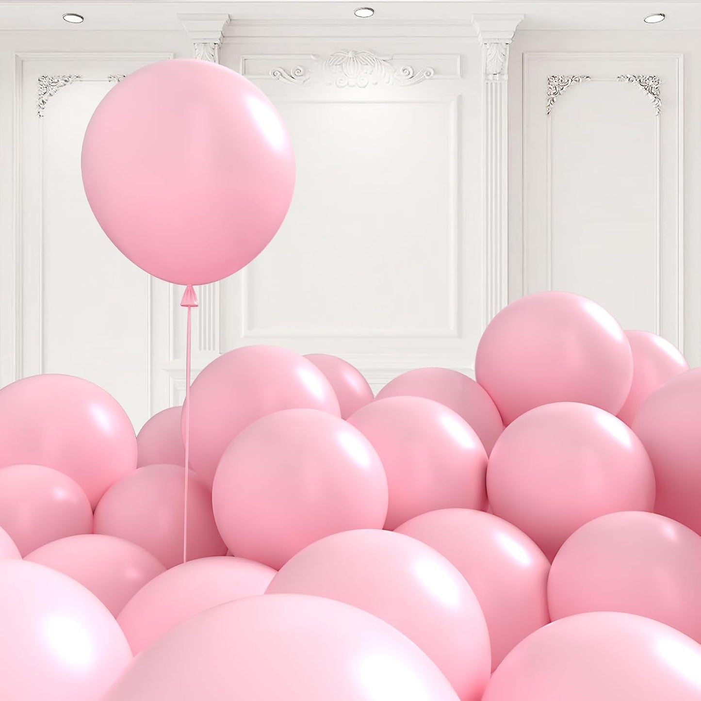125 pcs Light Pink 5 Inch Balloons,Small Balloons for Balloon Garland or Balloon Arch as Party Decorations, Birthday Decorations, Anniversary Party Decoration