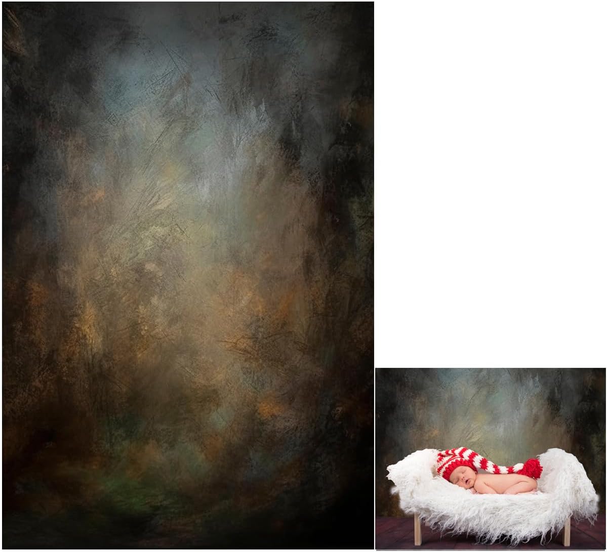 8x10ft Old Master Mottled Portrait Photography Backdrops Abstract Rust Spots Backdrop Background for Photoshoot