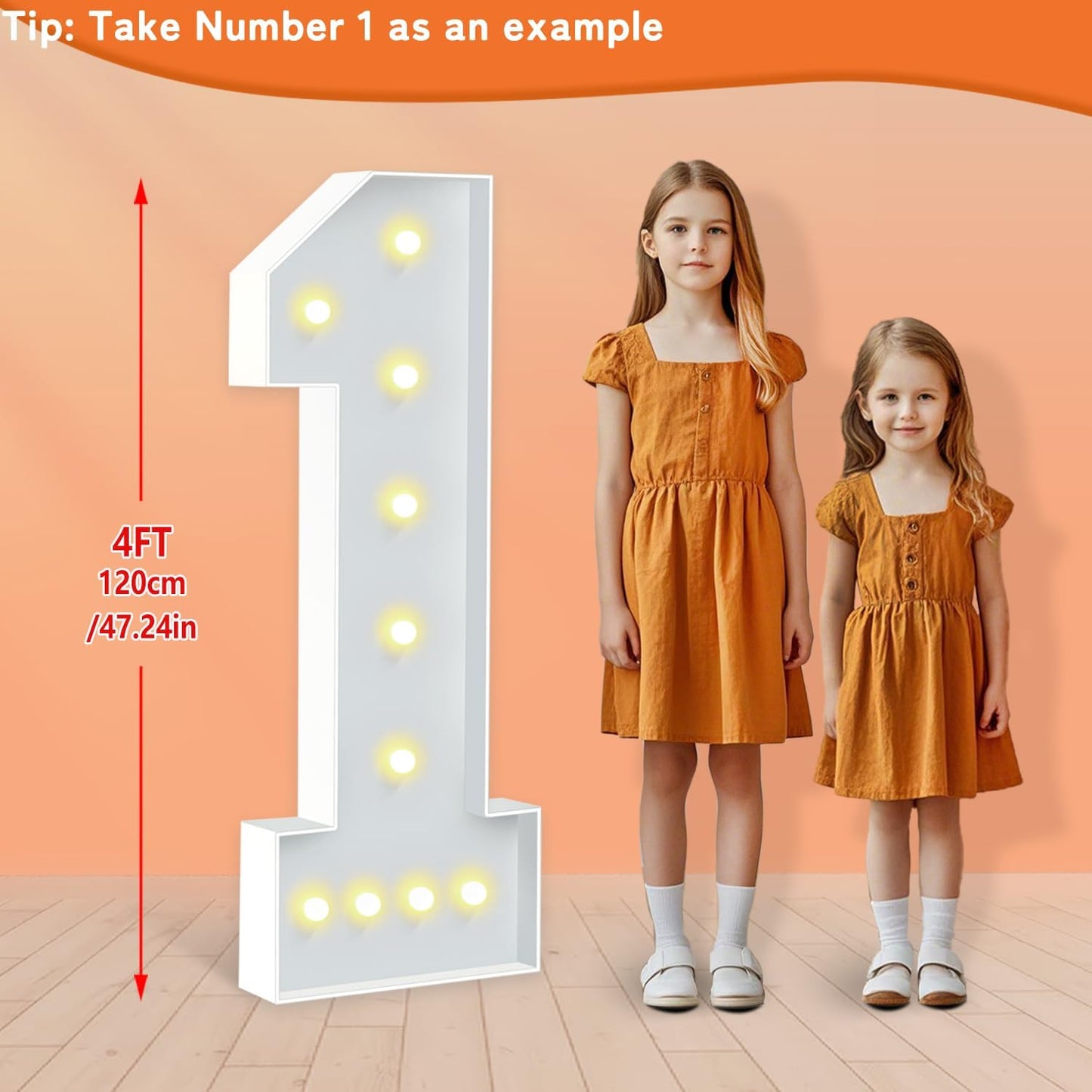 4FT Marquee Numbers 13, Large Light Up Numbers 13th Birthday Decorations for Girls Boys, Cardboard Number for Women Men Anniversary Party Decor Backdrop, DIY Foam Board Mosaic Number Sign