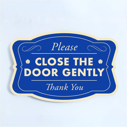 Custom Decorative Outdoor Metal Sign - Personalized Aluminum Driveway Sign, Waterproof, Made in USA - Design 3 Blue Steel 30x24 In