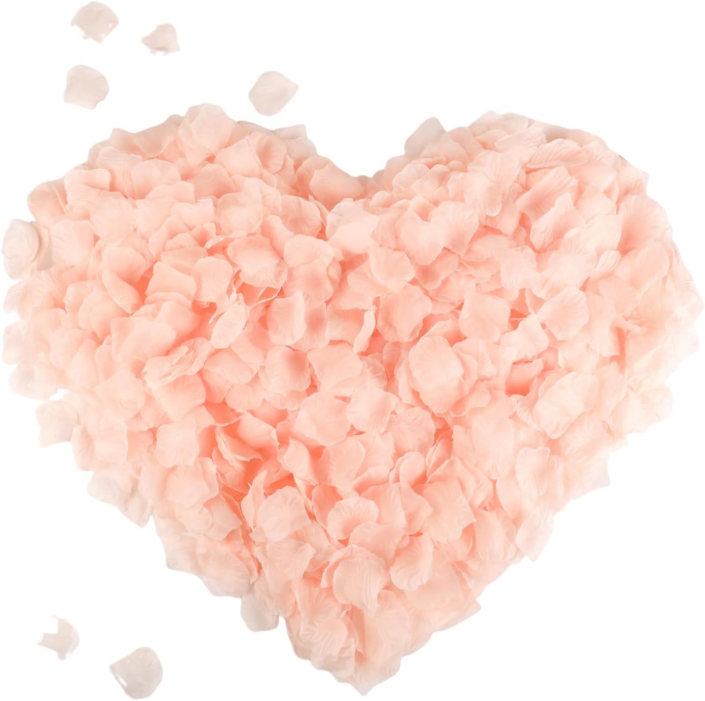 CODE FLORIST 2200 PCS Silk Flower Rose Petals for Wedding Decorations (Champagne)