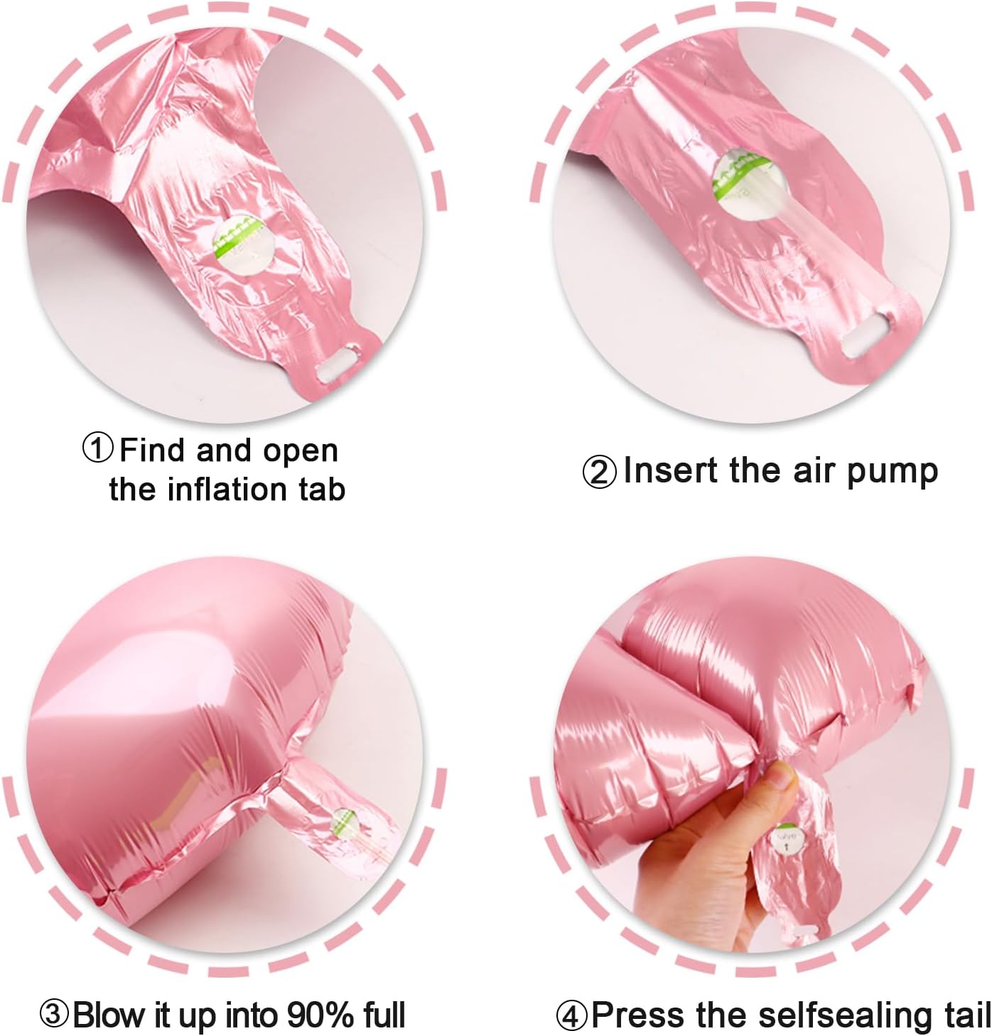 Pearlescent Pink Foil Number 8 Balloon 40 Inch, Helium Mylar Eight Number 8 18 28 38 48 58 80 88 Birthday Balloons, 8th Pearl Pink Women Men Wedding Anniversary, Graduations Party Supplies