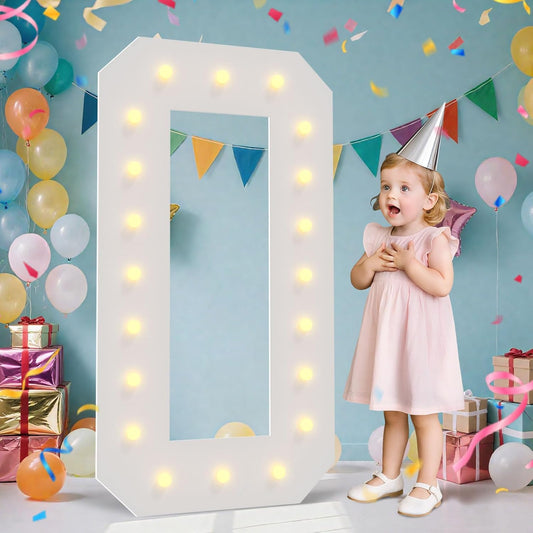 4FT Marquee Light Up Letters - Large Marquee Letters 4 Feet Tall for Birthday Party Decorations, Big Letter for Wedding Event Marry Me Baby Shower Bridal Shower, Letter O